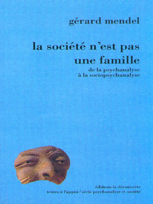 cover image of La société n'est pas une famille